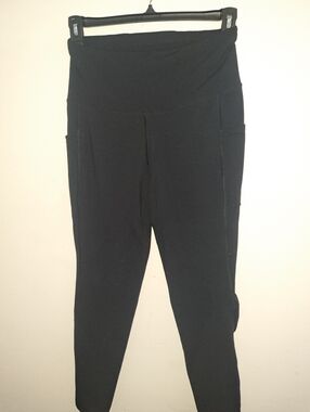Baleaf Black High-Rise Leggings with Pockets Barely Worn Medium